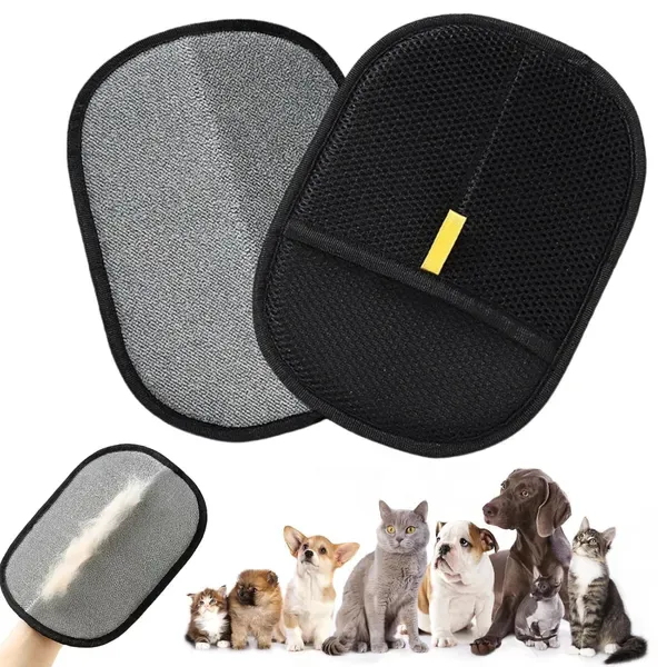 Pawzo Multicolor Pet Shedding Glove Pet Hair Remover