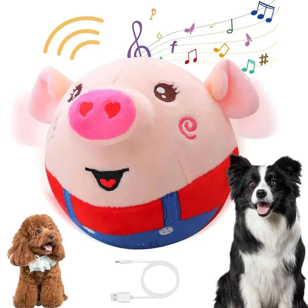 Electric Bouncing Pig Doll Toy