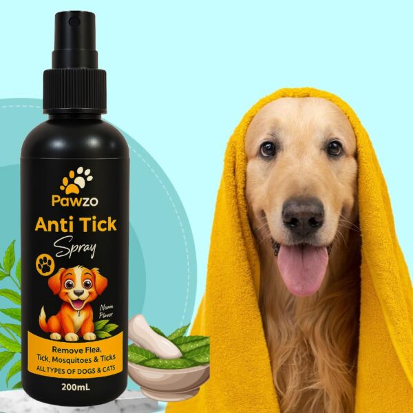 Pawzo Anti-Tick Spray for Dogs & Cats - Image 8