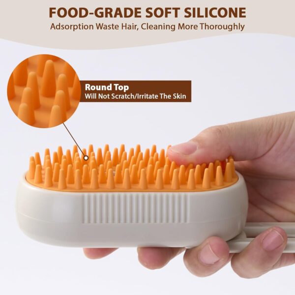 4 in 1 Dog & Cat Steam Brush for Shedding - Image 5