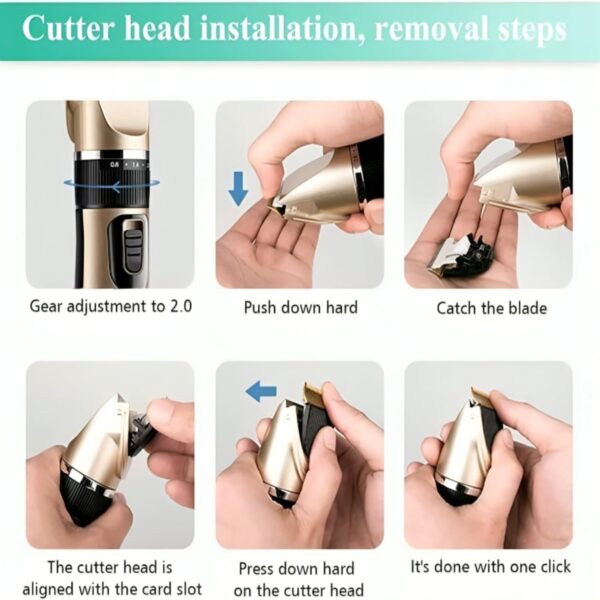 echargeable Dog Trimmer Cat Trimmer Machine - Image 4