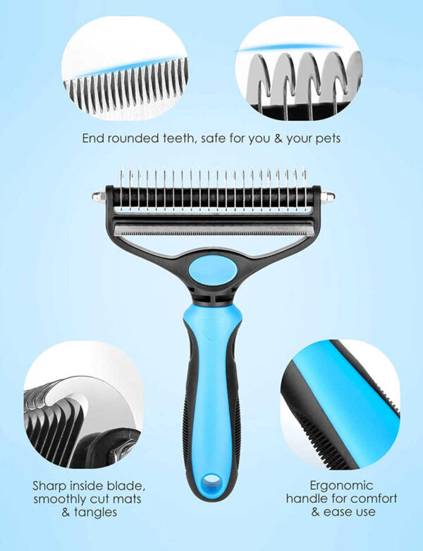 Dog Brush Dogs Comb, 2 in 1 - Image 5