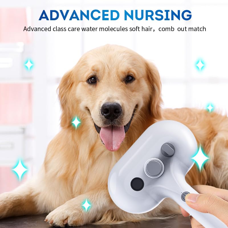 Steamy Anti‑Static Self‑Cleaning Pet Brush - Image 9