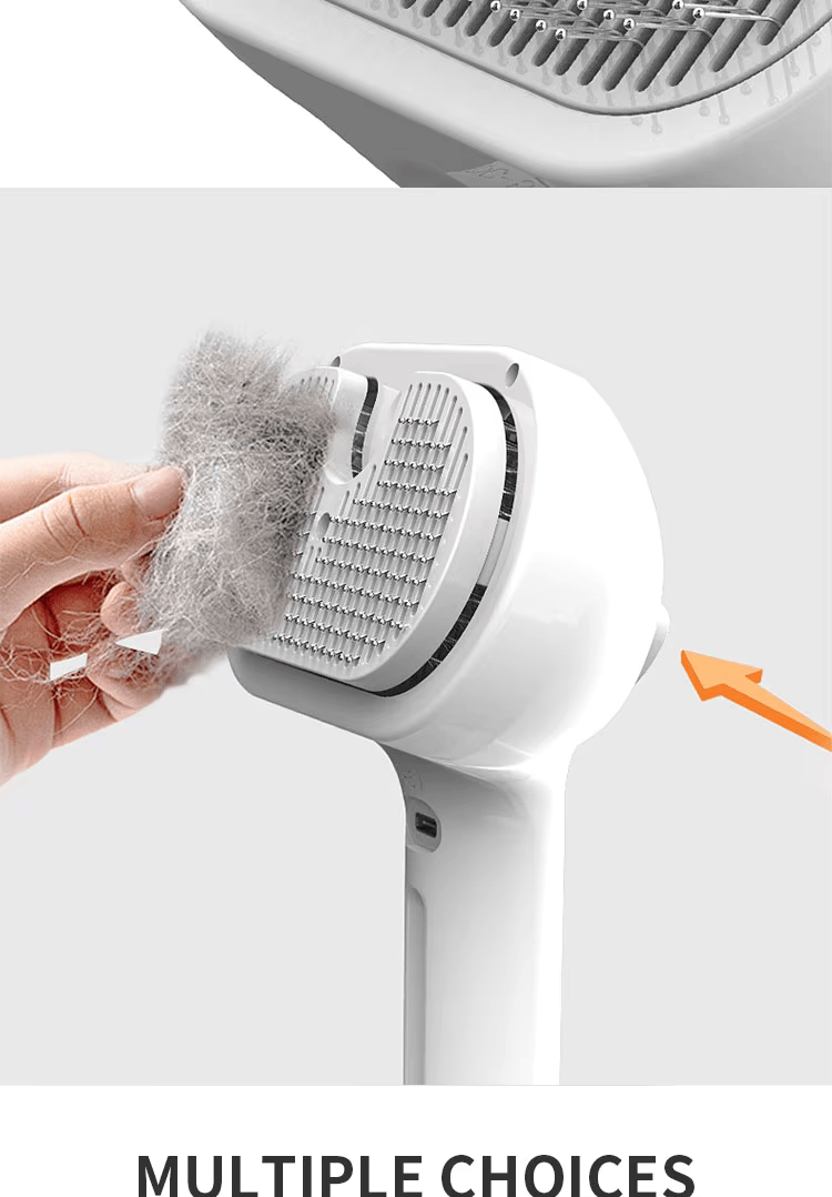 Steamy Anti‑Static Self‑Cleaning Pet Brush - Image 6