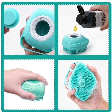 Pawzo™ Pet Toy & Bath Brush Combo | Interactive Play Ball + Soft Silicone Grooming Brush for Dogs & Cats | Fun + Care in One Pack - Image 7