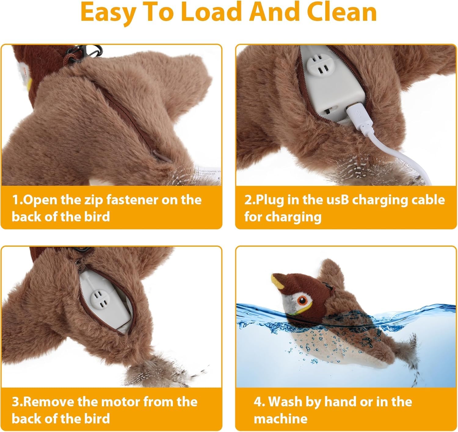 Rechargeable Chirping Flapping Bird - Image 5