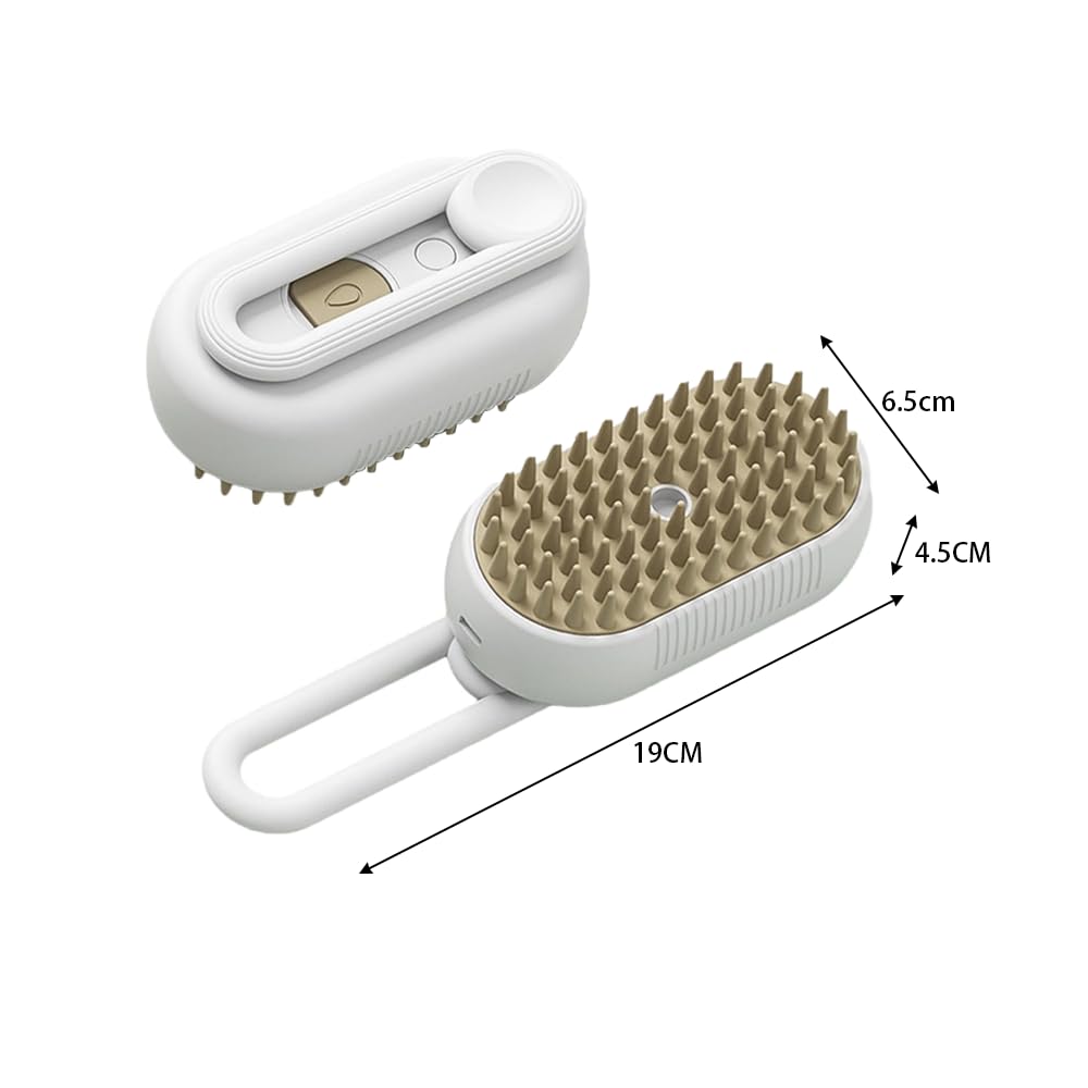 Pawzo™ 2-in-1 Pet Grooming Combo – Silicone Massage Brush + Stainless Steel Comb | For Dogs & Cats | Detangling, Deshedding & Relaxing Grooming Kit - Image 6