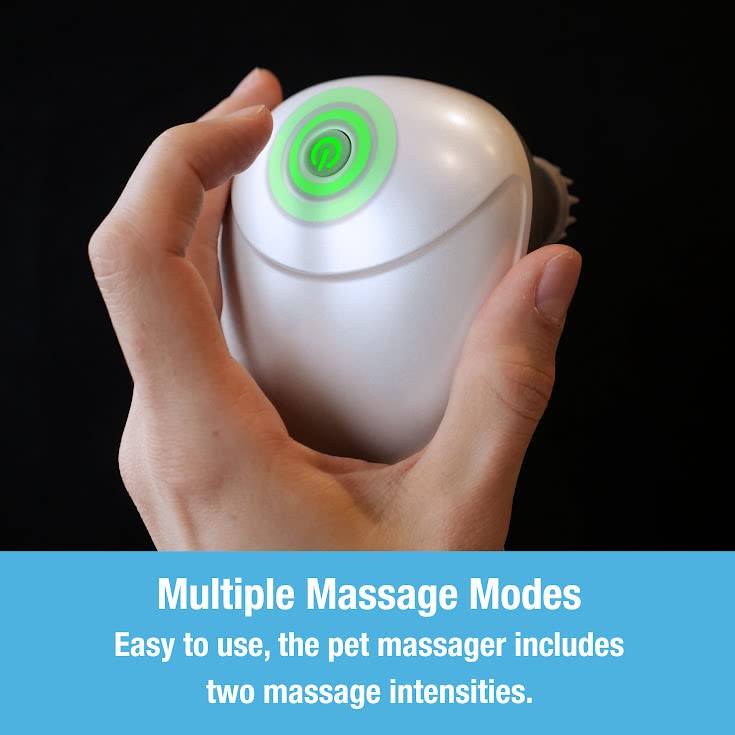 Pawzo Electric Pet Massager | Relaxing Head & Body Massager for Dogs & Cats | Stress Relief, Grooming & Muscle Comfort - Image 3