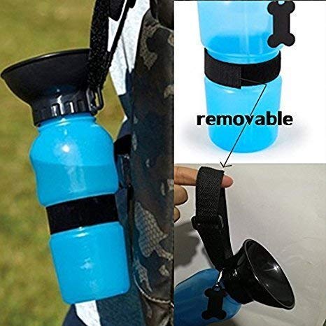 Pawzo Plastic Puppies Dog Water Bottle,Leak Proof Portable Puppy Water Dispenser Drinking Feeder (Multicolor) - Image 2