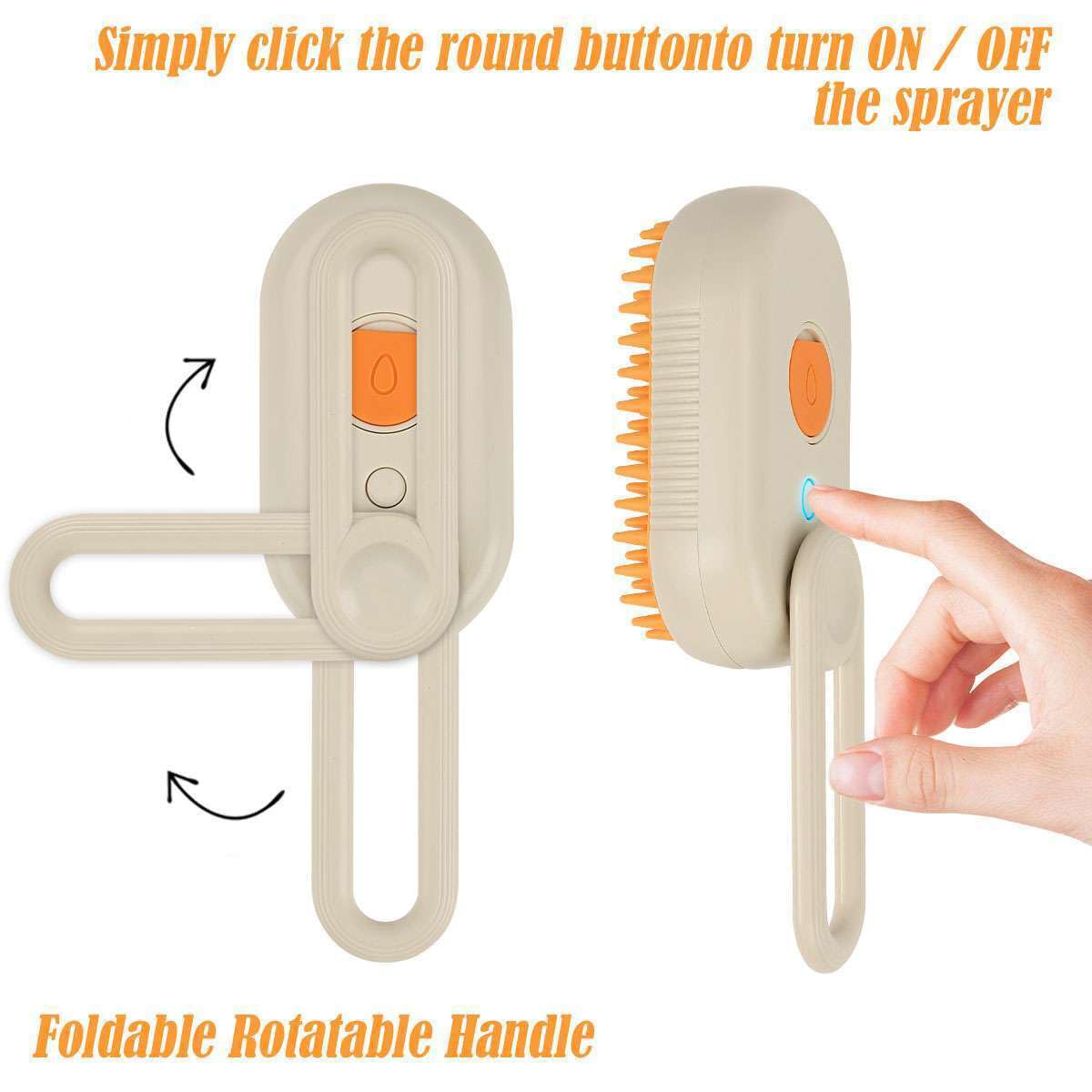 Pawzo™ 2-in-1 Pet Grooming Combo – Silicone Massage Brush + Stainless Steel Comb | For Dogs & Cats | Detangling, Deshedding & Relaxing Grooming Kit - Image 7