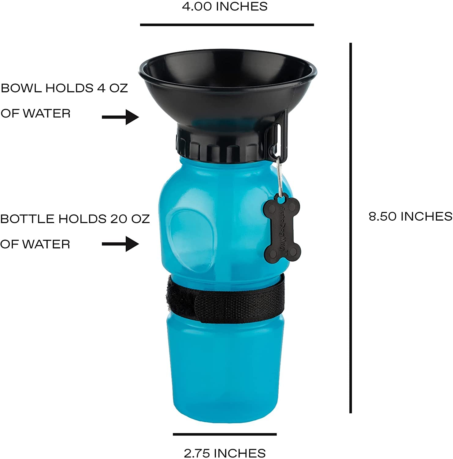 Pawzo Plastic Puppies Dog Water Bottle,Leak Proof Portable Puppy Water Dispenser Drinking Feeder (Multicolor) - Image 4