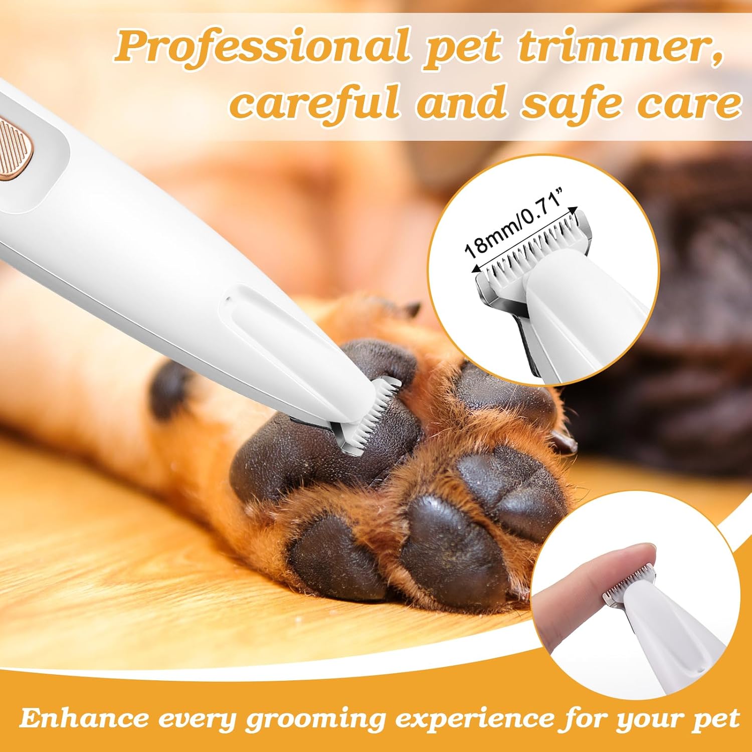 Pawzo pet paw trimmer, Dog Paw Trimmer, Dog Paw Hair Trimmer - Image 7