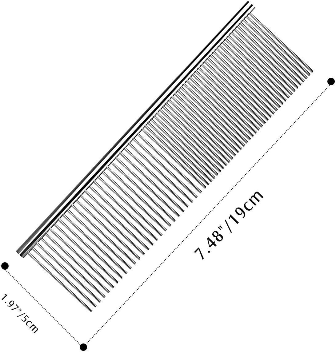 Pawzo™ 2-in-1 Pet Grooming Combo – Silicone Massage Brush + Stainless Steel Comb | For Dogs & Cats | Detangling, Deshedding & Relaxing Grooming Kit - Image 13