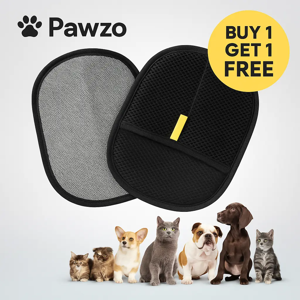Pawzo Multicolor Pet Shedding Glove Pet Hair Remover Buy 1 Get 1 Free